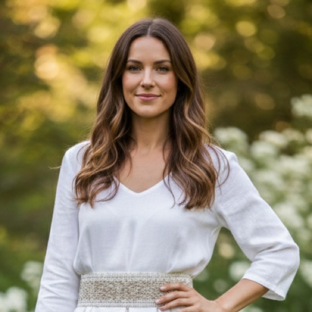 Cocobelle Elegant Beige, gold and White Woven beaded belt